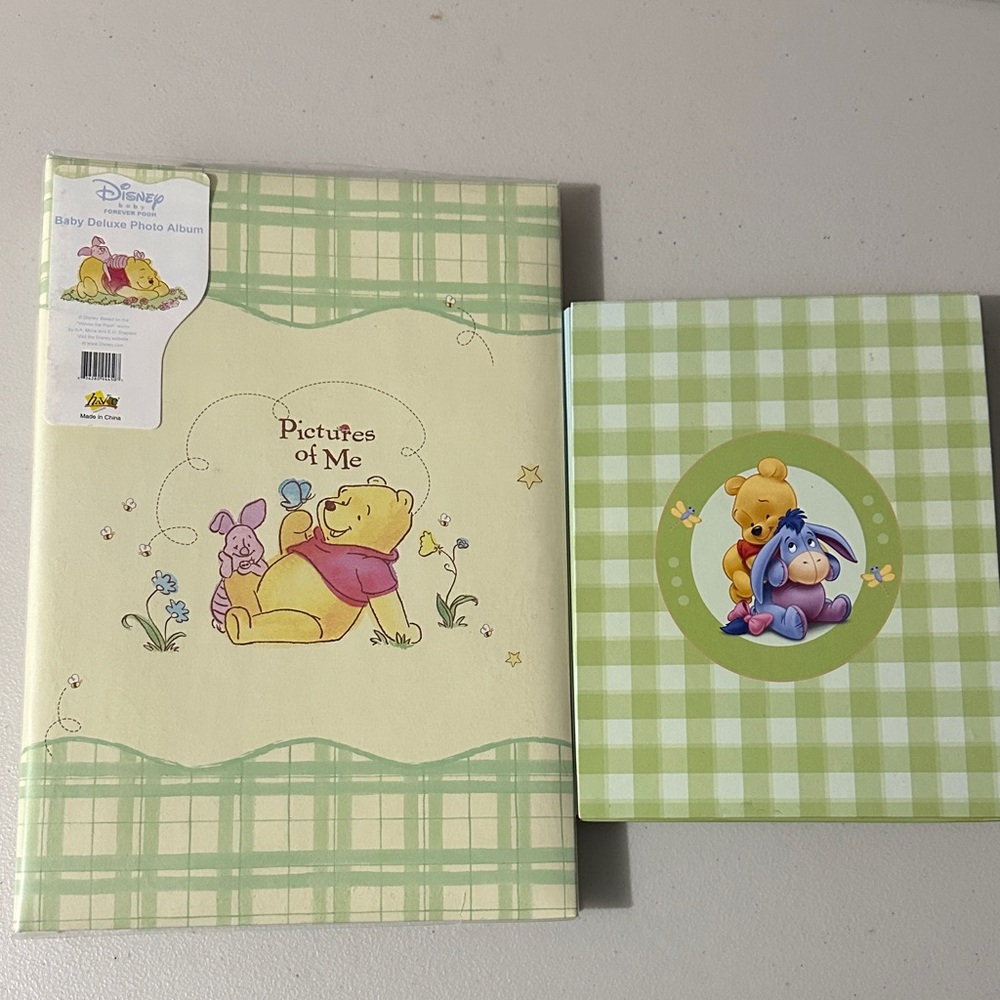 Disney Green and Cream Winnie the Pooh Photo Albums
